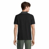 PALERMO - PALERMO POLOSHIRT - XXL - Zwart/Wit