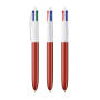 BIC® 4 Colours Glacé with Lanyard 4 Colours Glacé BP LP Red_UP white_RI white