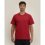 Reeser - Heavy gerecycled katoen blend T-overhemd met een modern look - Passionate Red (3XL)