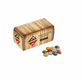 Container doosje gevuld met snoep, Wit, Mini choco