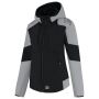 Softshell Capuchon Bicolor Redefined Dames 406119 Black-Grey XS