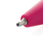 Vibe GRS certified R-ABS pen met ultra vloeiende inkt, roze, wit