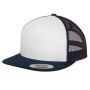 CLASSIC TRUCKER CAP, NAVY/WHITE/NAVY, One size, FLEXFIT