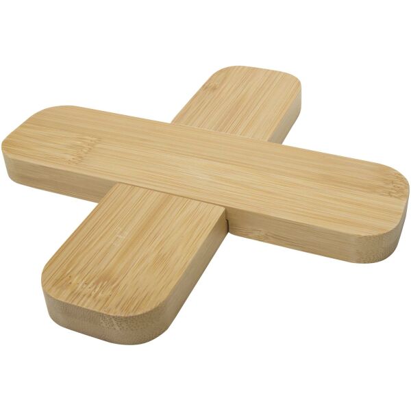 Croc bamboo trivet - large Croc bamboo trivet - large