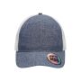 6 Panel Mesh Cap Melange navy melange/white one size 6 Panel Mesh Cap Melange navy melange/white one size