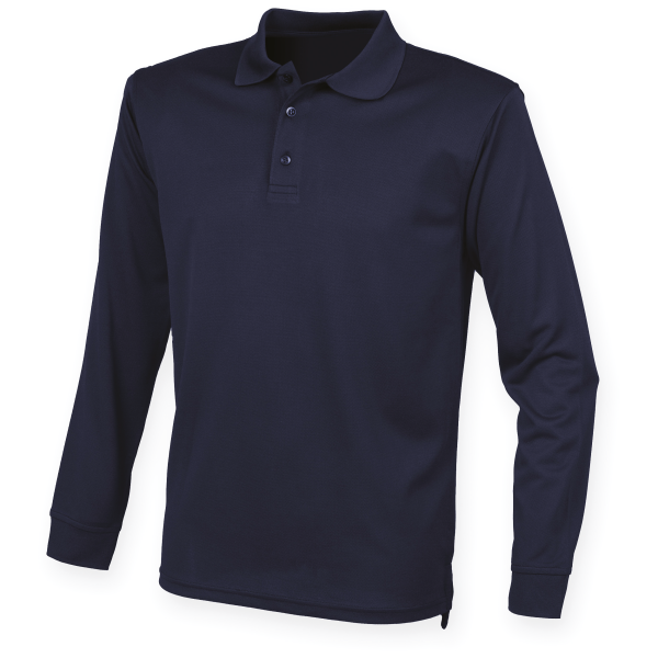 Unisex Coolplus® Long Sleeved Polo Shirt