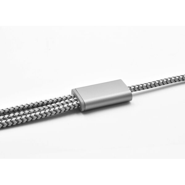 BrandCharger Trident 2+ oplaadkabel gun metal BrandCharger Trident 2+ oplaadkabel gun metal