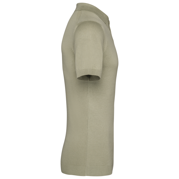 Ecologische tricot herenpolo Almond Green S Ecologische tricot herenpolo Almond Green S