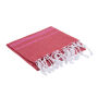 Oxious - Vibe Hammamdoek Gekleurde Strepen - Rood & Fuchsia
