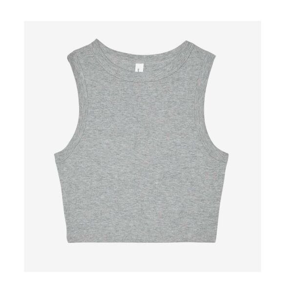 WOMEN'S MICRO RIB MUSCLE CROP TANK