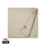VINGA Maine GRS recycled polyester dubbellaags deken, bruin