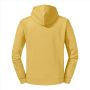 Russell Men Authentic Hooded Sweat, Mustard Yellow, XS