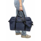 Gerecyclede PU dufflebag Mirae zwart