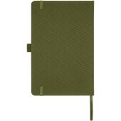 Honua A5 notitieboek van gerecycled papier met gerecyclede PET cover - Bosgroen
