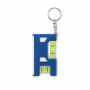 MAGEVEL - Magnetische waterpas ABS sleutelha - Royal Blauw