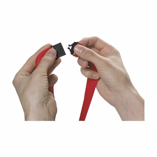 KeyCordSafety 2,4 cm Schlüsselband - rot KeyCordSafety 2,4 cm Schlüsselband - rot