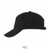 LONG BEACH - LONG BEACH VIJFPANELENPET - M - Black/Royal