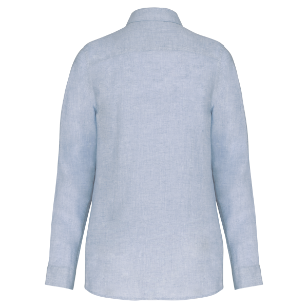 Linnen damesblouse Linen Blue XXL Linnen damesblouse Linen Blue XXL