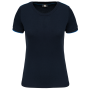 Dames-T-shirt Day To Day korte mouwen Navy / Light Royal Blue XS Dames-T-shirt Day To Day korte mouwen Navy / Light Royal Blue XS