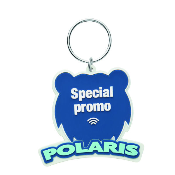 Gepersonaliseerde NFC-sleutelhanger van PVC-rubber met een dubbelzijdig logo-ontwerp Gepersonaliseerde NFC-sleutelhanger van PVC-rubber met een dubbelzijdig logo-ontwerp
