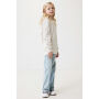 IQONIQ Yengo kids recycled katoen hoodie met steekzakken, ivory white (910)