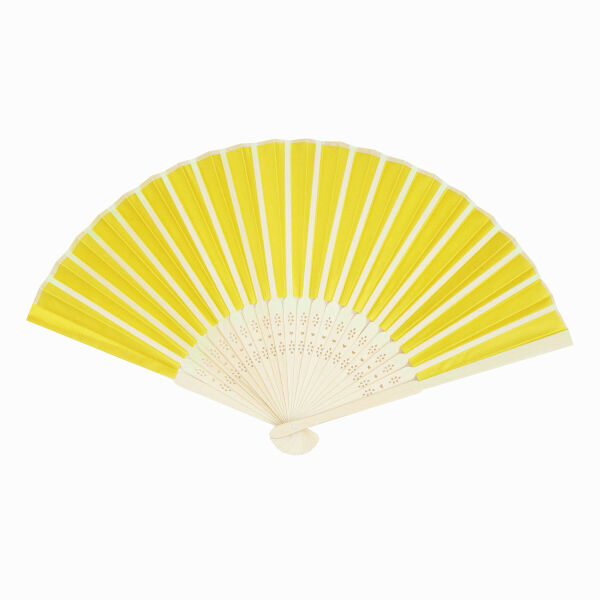 BAMBOO COOL - Opvouwbare waaier geel BAMBOO COOL - Opvouwbare waaier geel
