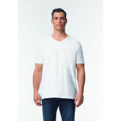 Gildan T-shirt V-Neck SoftStyle SS for him 194 Cherry Red-XL