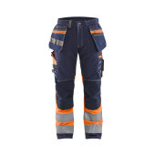 Marineblauw/Oranje