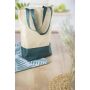 Polyester shopper Helena blauw