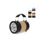 ABS & Bamboo Lantern & Torch - Black