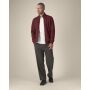 Trailer 2.0 - Het unisex sweatshirt met rits en opstaande kraag - Burgundy (5XL)