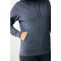 IQONIQ Torres gerecycled katoen hoodie ongeverfd, heather navy (XXXL)