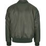 Collar Bomber Jacket dark olive S
