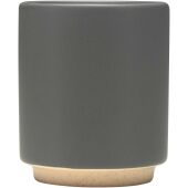 Camilla stapelbare keramische mok van 180 ml met matte afwerking - Grijs