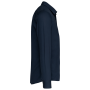 Herenoverhemd in popeline met lange mouwen Navy M