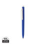 Vibe GRS certified R-ABS pen met ultra vloeiende inkt, blauw, wit