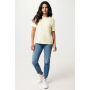 IQONIQ Sierra lichtgewicht gerecycled katoen t-shirt, cream yellow (XXS)
