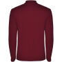 Estrella herenpolo met lange mouwen - Garnet - 3XL