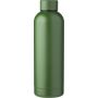 Gerecyclede dubbelwandige RVS fles (500 ml) Isaiah forest green