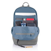Bobby Soft, anti-diefstal rugzak, grijs, blauw