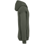 Ecologische uniseks oversized sweater met capuchon Organic Khaki XXS