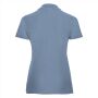 RUS Ladies Ultimate Cotton Polo, Sky, XXL