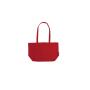 SHOPPING BAG WITH GUSSET, RED, One size, NEUTRAL