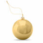 HAPPY BALL - Sublimatie Kerstbal - Goud