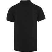 Beryl 220 g/m² unisex OCS gecertificeerde organische gerecyclede polo met korte mouwen - Zwart - XS