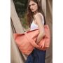 Grote 'evergreen' shopper Washed Black One Size
