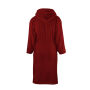 Bathrobe Hooded - Burgundy