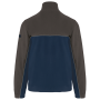 Tweekleurig ecologisch uniseks fleecevest Navy / Dark Grey 5XL