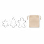 COOKIES - Set kerstkoekjes-uitstekers - Beige
