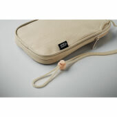 KOROVIN POUCH - Crossbody reistas RPET - Beige